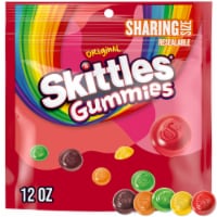 Skittles Gummies Original Gummy Candy Sharing Size Bag Perspective: Main