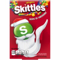 Skittles Holiday Original Book of Awesome Bite Size Chewy Christmas Candy Box Perspective: Main