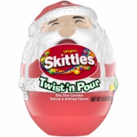 Skittles Holiday Original Twist'n Pour Chewy Christmas Candy Dispenser