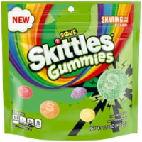 Skittles Sour Gummies Chewy Candy Assortment Sharing Size Bag Perspective: Main