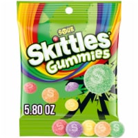 Skittles Sour Gummies Gummy Candy Assortment Bag Perspective: Main