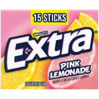 Extra Pink Lemonade Sugar Free Gum Fruity Flavor Chewing Gum Pack Perspective: Main