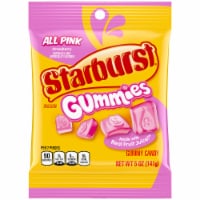 Starburst Gummies All Pink Gummy Candy Bag Perspective: Main