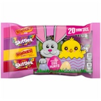 Skittles & Starburst Fun Size Chewy Candy Easter Basket Stuffers Variety Pack Bulk Bag Perspective: Main