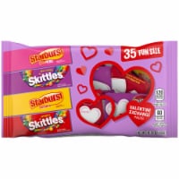 Skittles & Starburst Fun Size Valentine's Day Exchange Candy Bulk Bag Perspective: Main