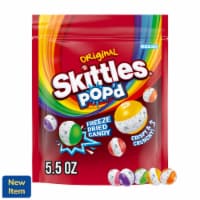 Skittles Pop'd Originals Freeze Dried Candy Bag Perspective: Main