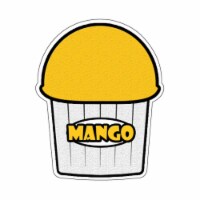 SignMission Mango Flavor Italian Ice Die-Cut Decal - Shaved Ice Sticker Cart