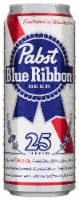Pabst Blue Ribbon American Lager Beer Single Can Perspective: Main