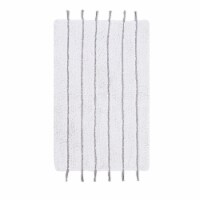 INK+IVY Arbor Cotton Pile Tufted Bath Rug with Grey and Ivory Finish