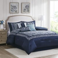 Madison Park 7 Piece Jacquard Comforter Set