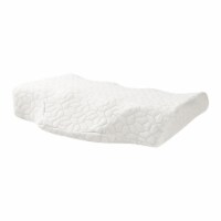 Sleep Philosophy Polyester Gel Contour Foam Pillow in White Finish BASI30-0580