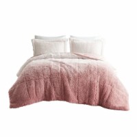 Intelligent Design Polyester Comforter Mini Set with Blush Finish ID10-2145