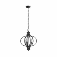 Hampton Hill Nava Iron Chanderlier with Black Finish FB150-1170
