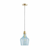 Hampton Hill Auburn Pandent with Gold and Blue Finish FB151-1171