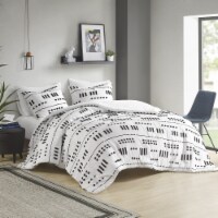 Riku Clip Jacquard Duvet Cover Set