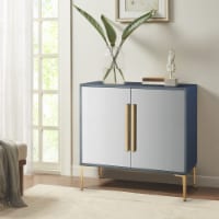 Casey Accent Cabinet with 2 Mirror Doors