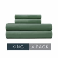 JLA Home King Bedding Sheets - Green Perspective: Main