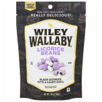 Wiley Wallaby® Black Licorice Beans with Candy Shell Perspective: Main