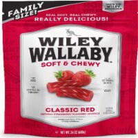 Wiley Wallaby 6016676 24 oz Classic Red Strawberry Licorice Chewy Candy, Pack of 10