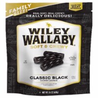 Wiley Wallaby 6016677 24 oz Classic Black Gourmet Licorice Chewy Candy, Pack of 10