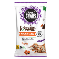 Sweet Chaos® Black & Orange Drizzled Popcorn