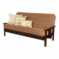 Kodiak Furniture Monterey Frame with Fabric Mattress in Mocha Brown/Espresso