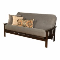 Kodiak Furniture Monterey Frame with Fabric Mattress in Marmont Blue/Espresso