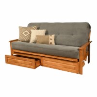Kodiak Furniture Monterey Frame with Fabric Mattress in Marmont Blue/Butternut