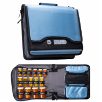 Med Manager Diabetic Supply Organizer with Insulin Cooler Travel Case, Light Blue