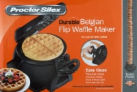 Proctor Silex® Belgian Flip Waffle Baker - Black Perspective: Main
