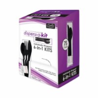 Berk Wiper International BSQBEP02069 Individually Wrapped Mediumweight, Knife, Fork & Spoon P