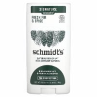 Schmidt's® Aluminum-Free 24-Hour Odor Protection Fresh Fir & Spice Vegan Natural Deodorant Stick