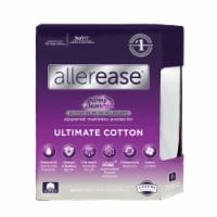 AllerEase® Ultimate Cotton Waterproof Mattress Protector - White Perspective: Main