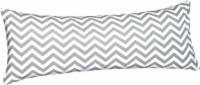 Rest Right Body Pillow Cover - Gray Trellis Perspective: Main