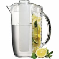 Eternal Kitchen Ideas Fruit Infusion Flavor Pitcher, 94 oz Clear