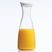 Prodyne J-36-W Acrylic Juice Jar 36 Oz. White Lid- Pack of 12