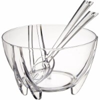 Prodyne Illusions Salad Bowl Servers 6Qt Shatterproof - SB3C