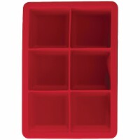 Zulay Kitchen Silicone Square Ice Cube Mold and Ice Ball Mold (Set of 2) -  Red, 2 - Kroger