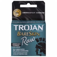 Trojan BareSkin Raw Lubricated Latex Condoms