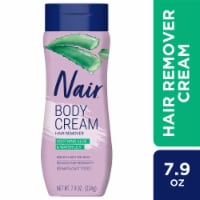 Nair Hair Remover Body Cream Soothing Aloe and Water Lily Scent Perspective: Main