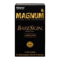 Trojan Magnum BareSkin Extra Thin Lubricated Large Condoms Perspective: Main