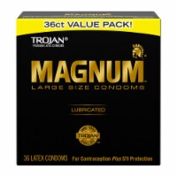 Trojan™ Magnum Lubricated Large Size Condoms Value Pack