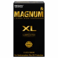 Trojan® Magnum™ XL Large Size Lubricated Latex Condoms Perspective: Main