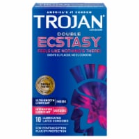 Trojan® Double Ecstasy Lubricated Latex Condoms Perspective: Main