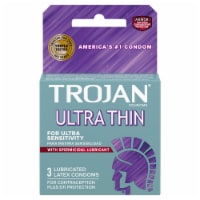 Trojan® Ultra-Thin Condoms With Spermicidal Lubricant Perspective: Main