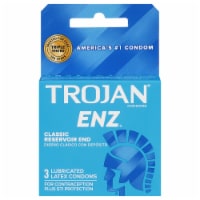 Trojan® ENZ™ Classic Reservoir End Lubricated Latex Condoms