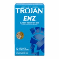 Trojan® ENZ Classic Reservoir Tip Lubricated Latex Condoms