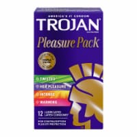 Trojan® Pleasure Pack Lubricated Latex Condoms Variety Pack