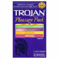 Trojan® Pleasure Pack Lubricated Latex Condoms Variety Pack