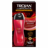 Trojan™ Premium Collection Arouses & Releases™ Personal Lubricant Perspective: Main